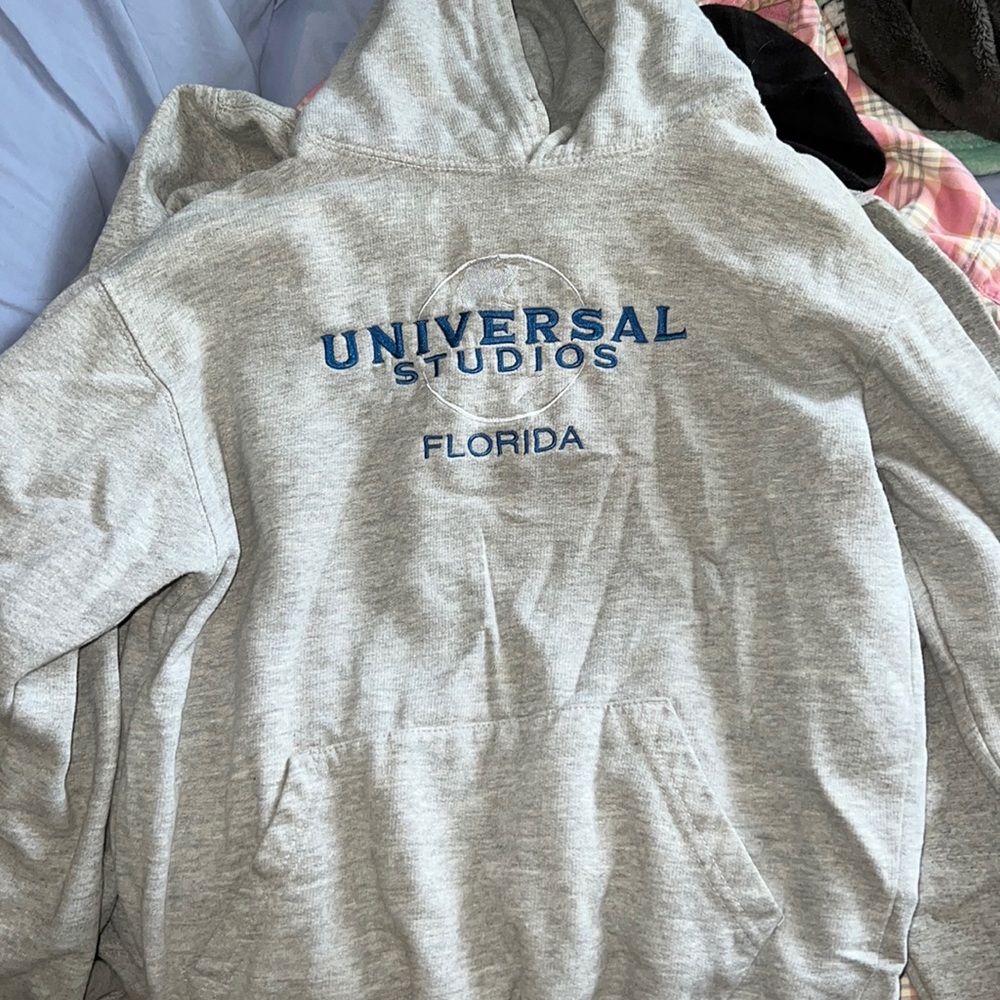 Gray Universal Studios Hoodie